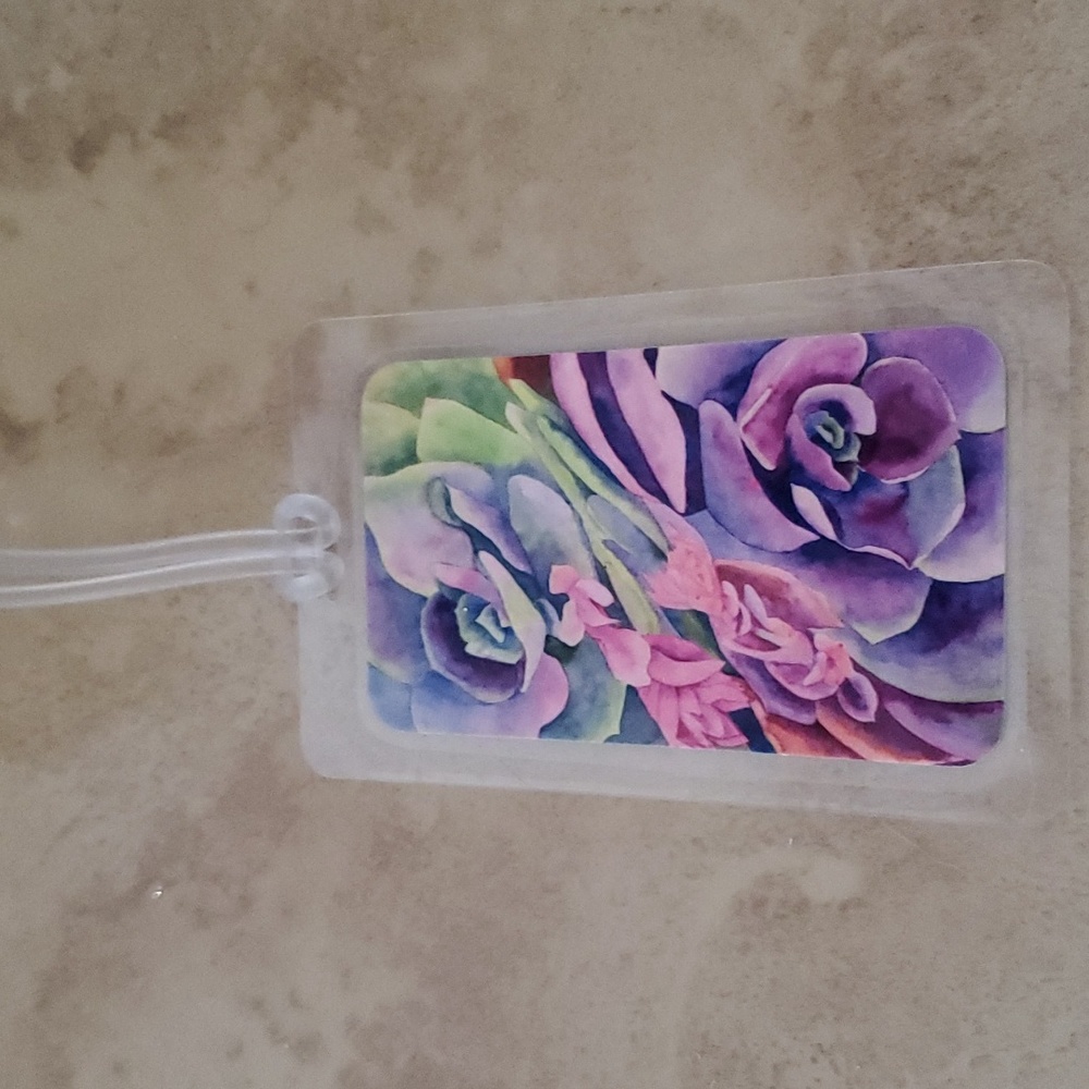 Luggage Art Tag nwot